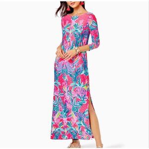 Lilly Pulitzer Seralina UPF 50+ Maxi Dress Size Large NWT
